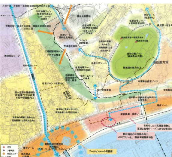根岸駅周辺のまちづくり